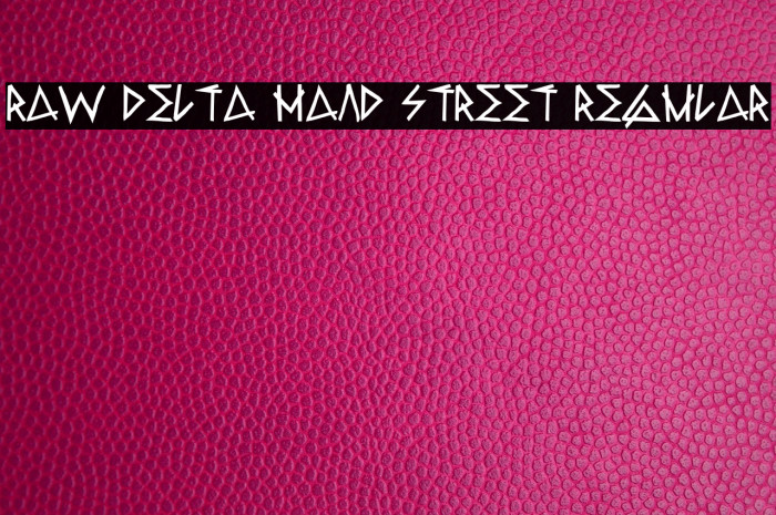 Raw Delta Hand Street Regular Example 1