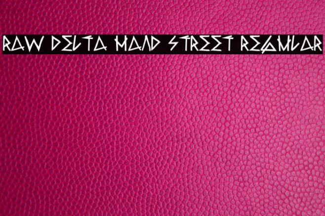 Raw Delta Hand Street Regular Example 1