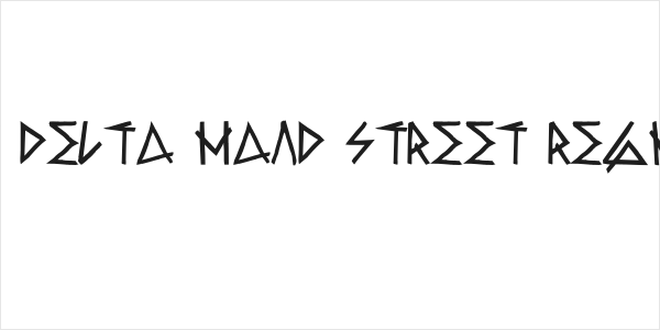 Raw Delta Hand Street Regular Logo