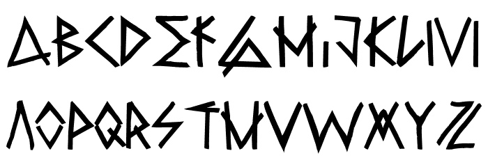 Raw Delta Hand Street Regular Font LOWERCASE