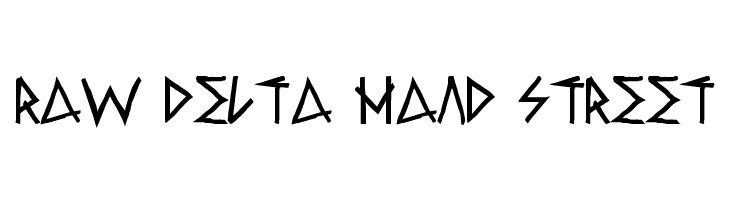 Raw Delta Hand Street  免费字体下载