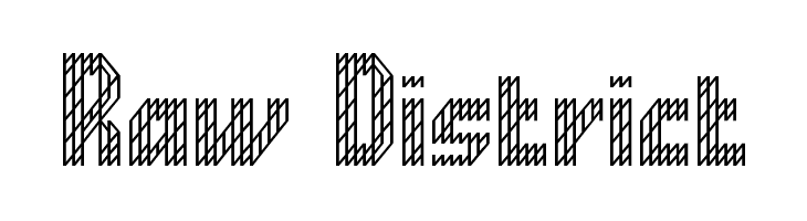 Raw District  Скачать бесплатные шрифты
