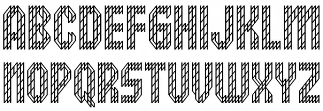Raw District Schriftart Groß