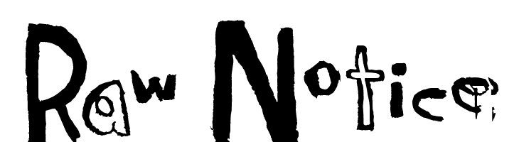 Raw Notice  免费字体下载