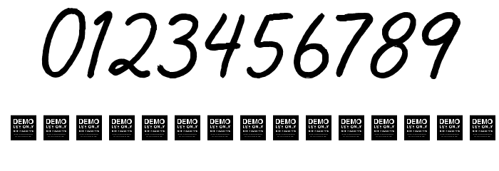Raw Selvage Font OTHER CHARS