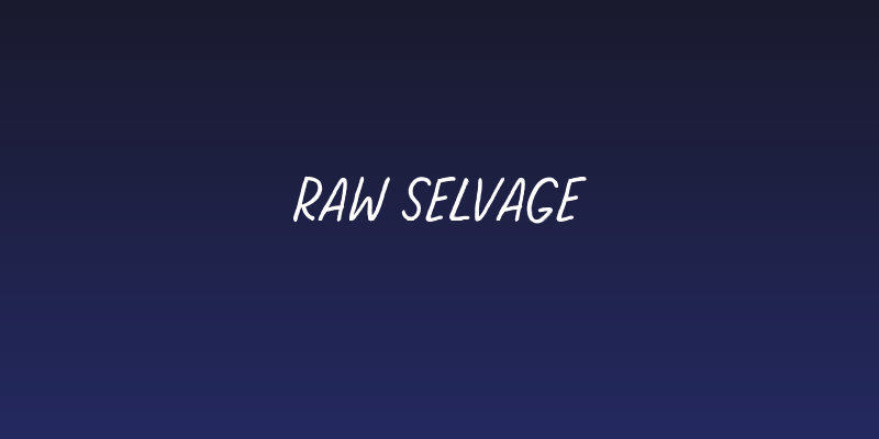 Raw Selvage Social Header