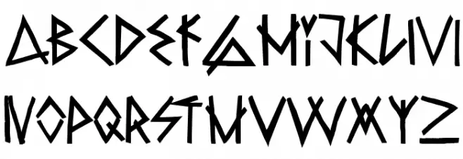 RawDeltaHandStreet Font Litere mari