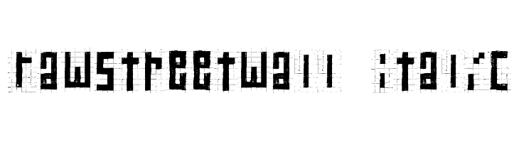 RawStreetWall Italic  font caratteri gratis