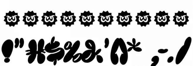 Rawbeat Regular Font OTHER CHARS