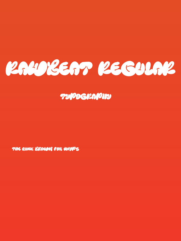 Rawbeat Regular Poster