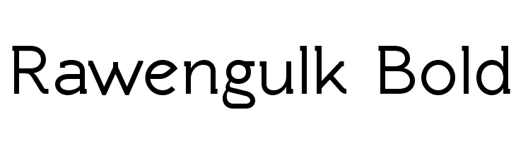 Rawengulk Bold  フリーフォントのダウンロード
