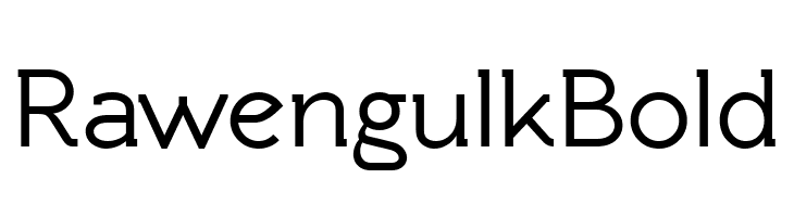 Rawengulk Bold  नि: शुल्क फ़ॉन्ट्स डाउनलोड