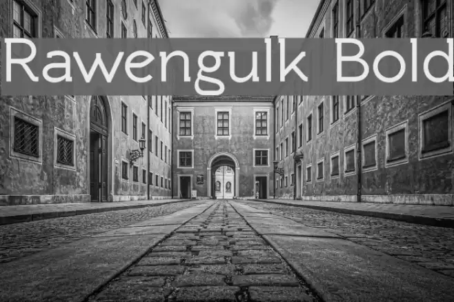Rawengulk Bold Font examples