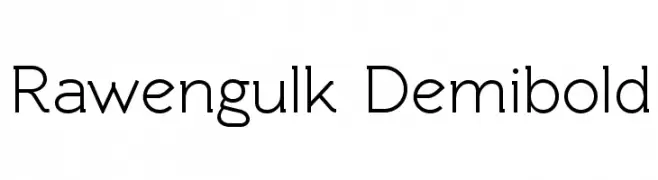 Rawengulk Demibold 