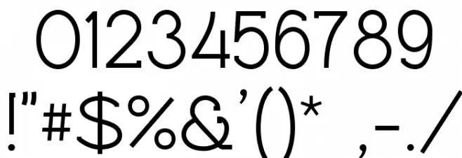 Rawengulk Demibold Font OTHER CHARS