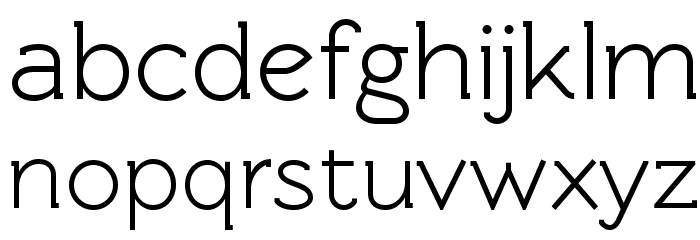Rawengulk Demibold Font LOWERCASE