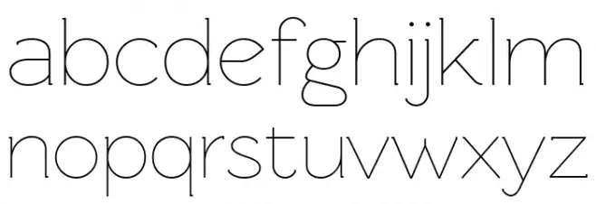 Rawengulk Light 字体 小写