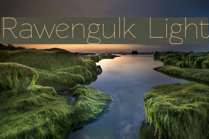 Rawengulk Light Font examples