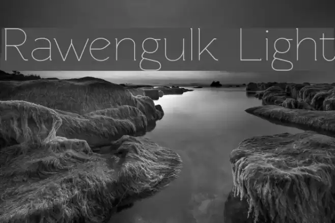 Rawengulk Light Font examples