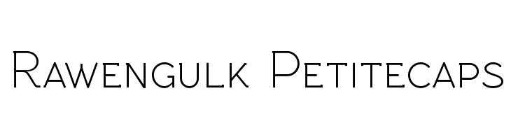 Rawengulk Petitecaps Font