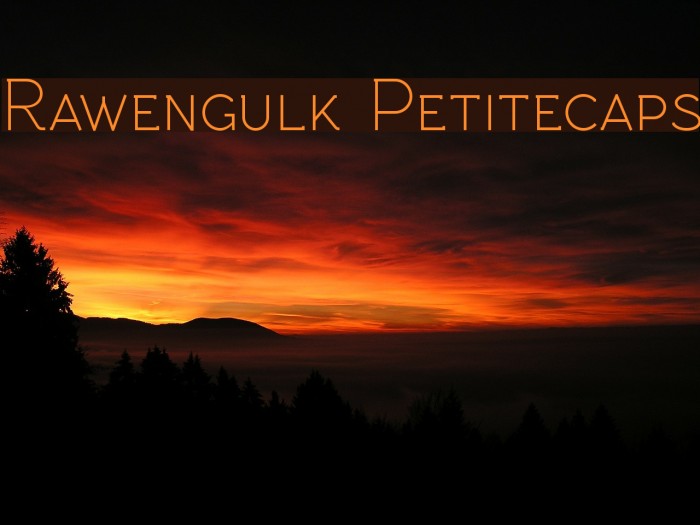 Rawengulk Petitecaps Font examples