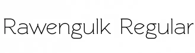 Rawengulk Regular 
