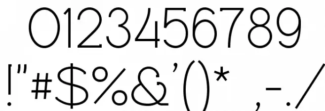 Rawengulk Regular Font OTHER CHARS