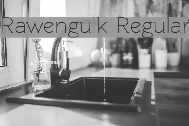 Rawengulk Regular Font examples