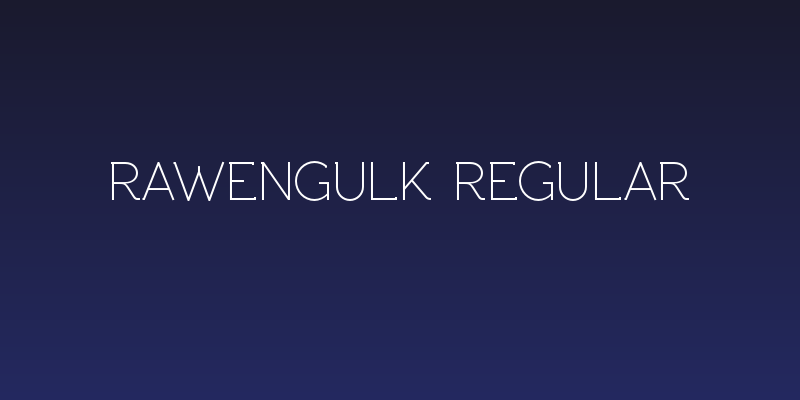 Rawengulk Regular Social Header
