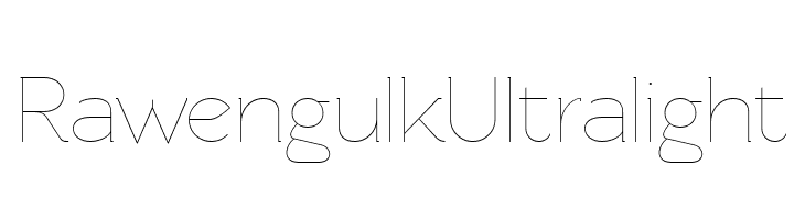 Rawengulk Ultralight  免费字体下载