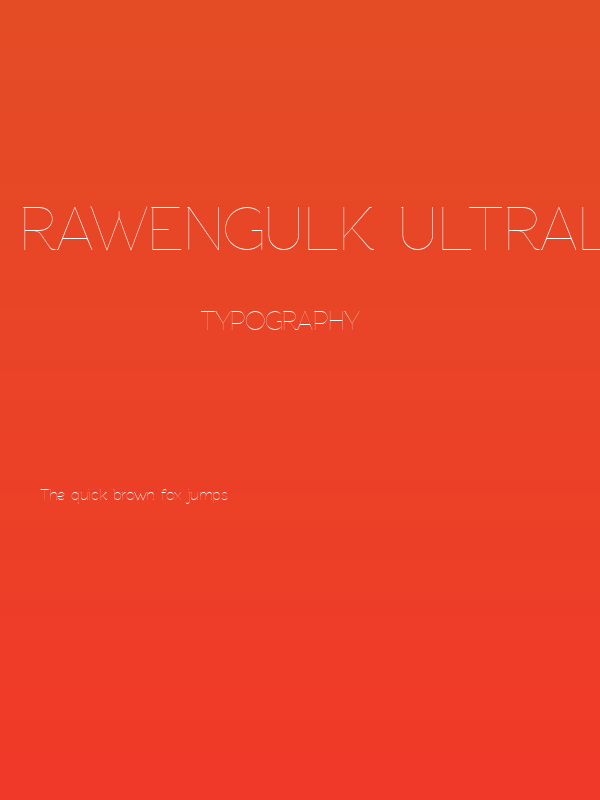Rawengulk Ultralight Poster