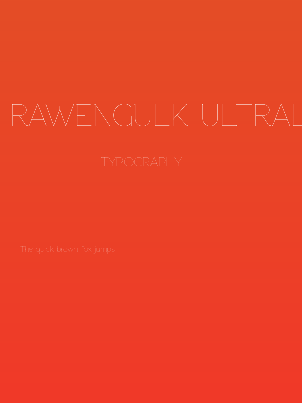 Rawengulk Ultralight Poster