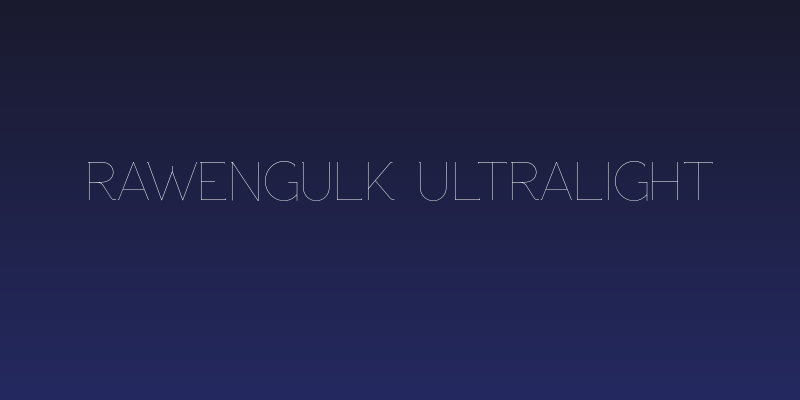 Rawengulk Ultralight Social Header