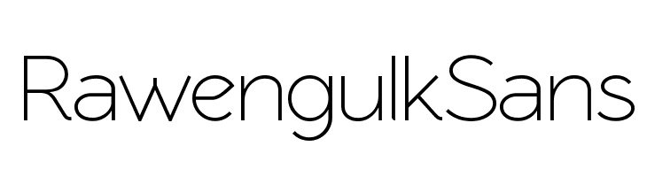 RawengulkSans Font