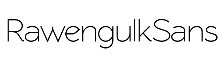 RawengulkSans  Descarca Fonturi Gratis