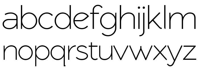 RawengulkSans Font LOWERCASE