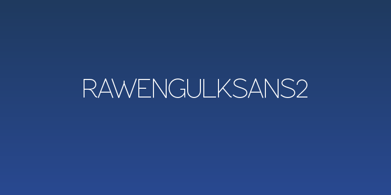 RawengulkSans2 Social Header