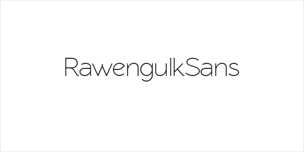 RawengulkSans Logo