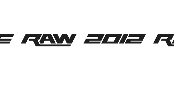 Rawhide Raw 2012 Regular Logo