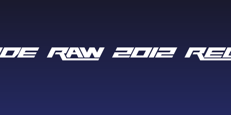 Rawhide Raw 2012 Regular Social Header