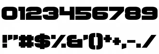 Rawhide Raw 2016 Font OTHER CHARS