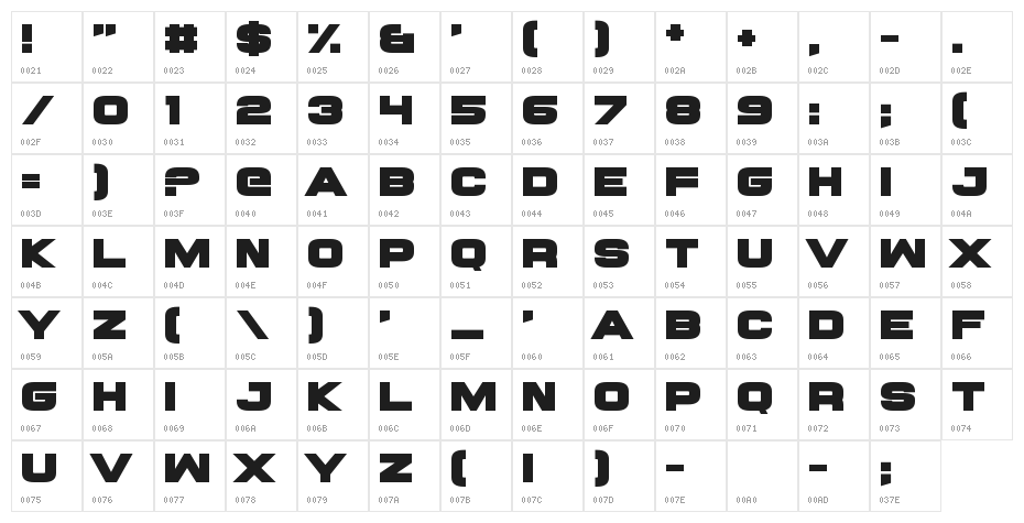 Rawhide Raw 2016 Character Map