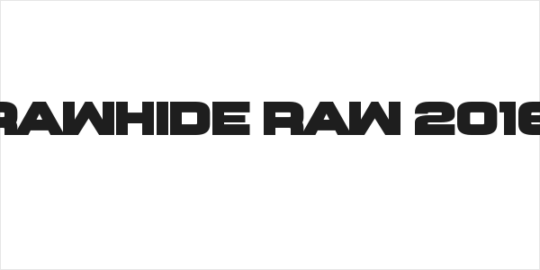 Rawhide Raw 2016 Logo