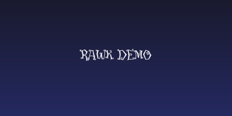 Rawk Demo Social Header