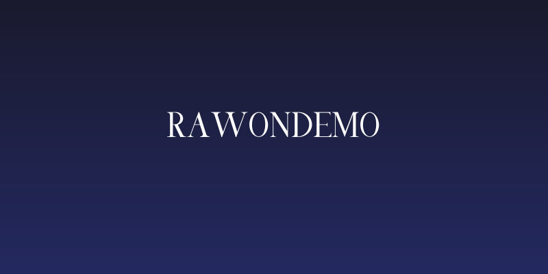 RawonDemo Social Header