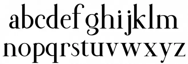 RawonDemo Schriftart Kleinbuchstaben