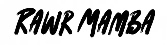 Rawr Mamba Schriftart