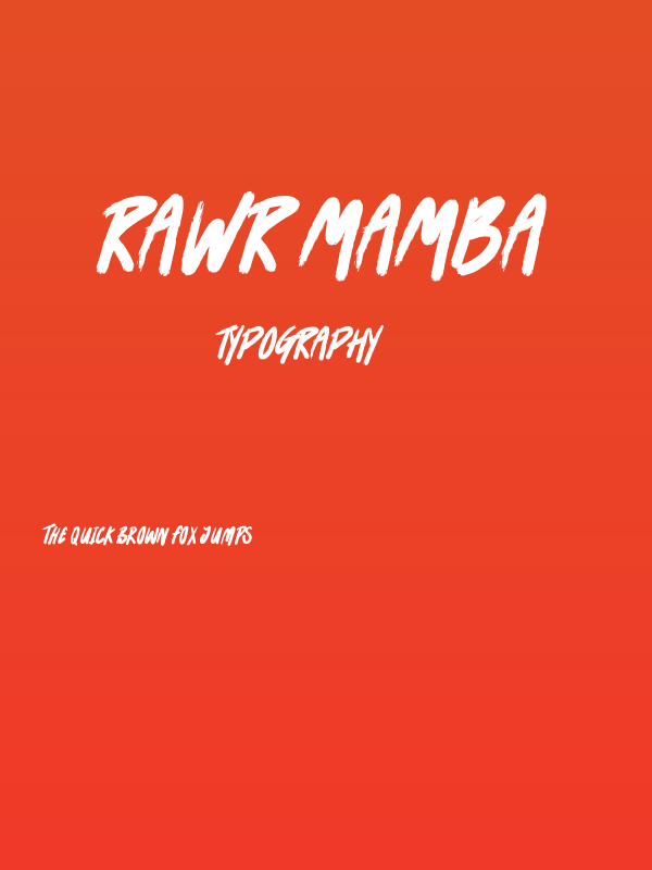 Rawr Mamba Poster