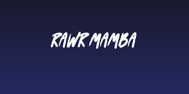 Rawr Mamba Social Header