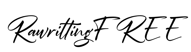 RawriltingFREE  フリーフォントのダウンロード
